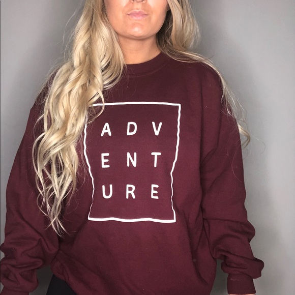 Port Authority Sweaters - Adventure Sweatshirt | Maroon | Large